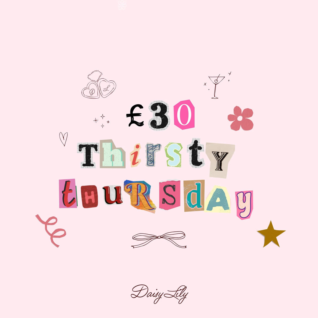 £30 Thirsty Thursday's - Beading & Boozing  Beading with Daisy Lily: Thursday 12th June